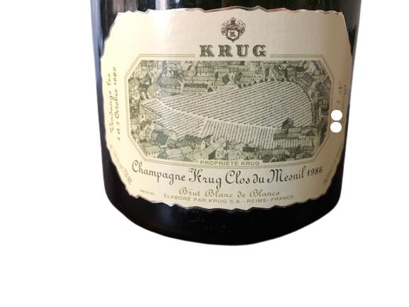 1986 Krug Clos du Mesnil Blanc de Blancs Brut Millesime クリュッグ クロ デュ メニル ブラン ド ブラン ブリュット ミレジメ ヴィンテージ Champagne France シャンパーニュ フランス 750ml 12% finewineatr-10000483 ファインワイン サンプル画像2