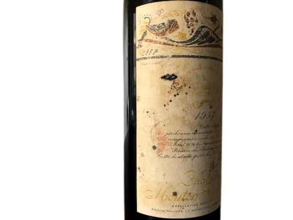 1957 Chateau Mouton Rothschild シャトー ムートン ロートシルト Paullac Bordeaux France ボルドー ポイヤック フランス 赤ワイン 730ml 12.5% finewineatr-10000494 ファインワイン サンプル画像3
