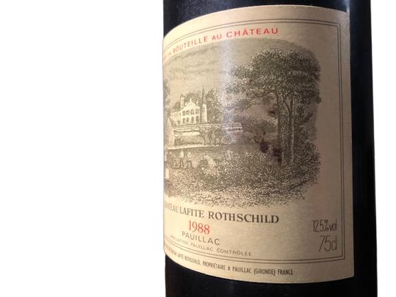 1988 Chateau Lafite Rothschild シャトー ラフィット ロートシルト ボルドー ポイヤック フランス Paullac Bordeaux France 赤ワイン 750ml 12.5% finewineatr-10000530 ファインワイン サンプル画像3