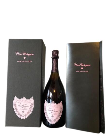 2003 Dom Perignon Brut Rose Millesime Vintage ドンペリニヨン ブリュット ロゼ ミレジメ ヴィンテージ 辛口 Champagne France シャンパーニュ フランス 750ml 12.5%　ギフトボックス付