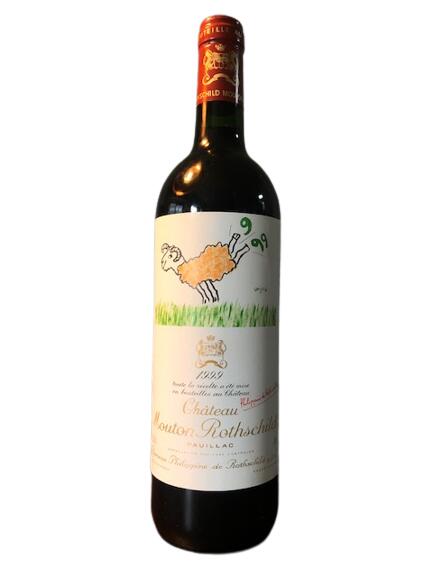 1999 Chateau Mouton Rothschild シャトー ムートン ロートシルト Paullac Bordeaux France ボルドー ポイヤック フランス 赤ワイン 750ml 12.5%
