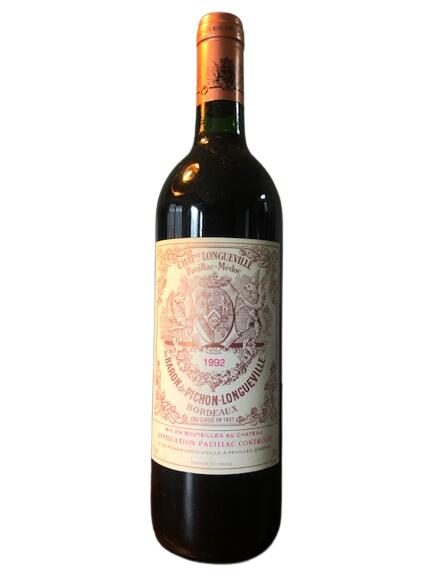 1992 Chateau Pichon Longueville au Baron de Pichon-Longueville シャトー ピション ロングヴィル バロン Paullac Bordeaux France ボルドー ポイヤック フランス 赤ワイン 750ml 13%