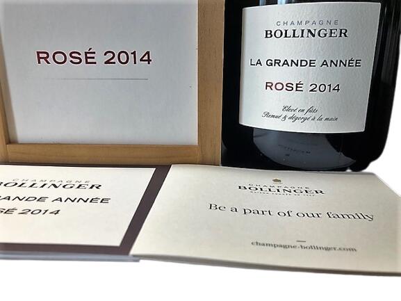 2014 Bollinger La Grande Annee Brut ROSE Milessime ボランジェ ラ グラン ダネ ブリュット ロゼ ミレジメ Champagne France シャンパーニュ フランス 750ml 12% finewineatr-10000578 ファインワイン サンプル画像2