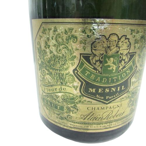1986 Alain Robert Blanc de Blancs Fleur De Mesnil Tradition Brut RARE Millesime MAGNUM�ޥ��ʥ� ����� ���١��� �� ��˥� �ȥ�ǥ������ �֥�� �� �֥�� �֥��å� �쥢 �ߥ쥸�� Champagne France �����ѡ��˥� �ե�� 1500ml 12%