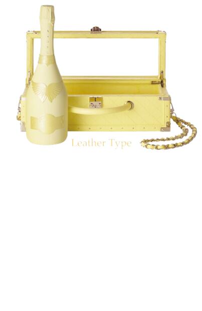 Angel Demi Sec Rose Limited Summer Yellow Bottle LEATHER TYPE エンジェル ドゥミセック ロゼ リミテッド サマー イエロー ボトル レザータイプ やや甘口 Champagne France シャンパーニュ フランス 750ml 12.5%　　ギフトボックス付 finewineatr-10000890 ファインワイン サンプル画像2