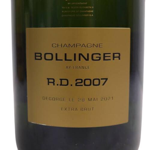 2007 Bollinger R.D. Extra Brut Milessime ボランジェ エクストラ ブリュット ミレジメ Champagne France シャンパーニュ フランス 750ml 12% finewineatr-10000555 ファインワイン サンプル画像2