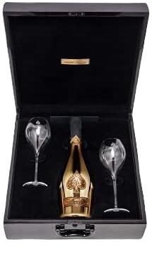 Armand De Brignac GOLD DEUX FLUTE 2 Glasses Gift Set アルマン ド ブリニャック ドゥ フルート ゴールド 限定グラス 2脚 セット 辛口 Champagne France シャンパーニュ フランス 750ml 12.5%　ギフトボックス付 finewineatr-10000691 ファインワイン サンプル画像2