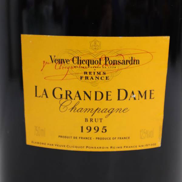 1995 Veuve Clicquot Posardin La Grande Dame Brut Millesime ヴーヴ クリコ ポンサルダン ラ グランダム ブリュット ミレジメ Champagne France シャンパーニュ フランス 750ml 12.5% finewineatr-10000589 ファインワイン サンプル画像2