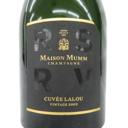 2002 G.H. Mumm RSRV Cuvee Rene Lalou Brut Millesime G.H. マム キューヴェ ルネ ラルー ブリュット ミレジメ ヴィンテージ Champagne France シャンパーニュ フランス 750ml 12% finewineatr-10000802 ファインワイン サンプル画像2