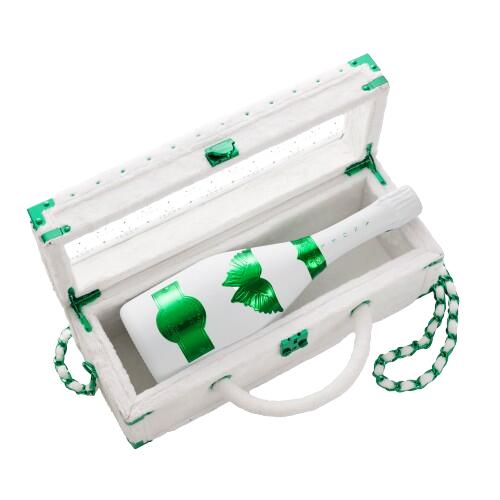 Angel Rose Brut Limited Edition White Holiday Edition GREEN FUR TYPE エンジェル ブリュット ロゼ ホリデー リミテッド エディション グリーン ファータイプ 辛口 Champagne France シャンパーニュ フランス 750ml 12.5% finewineatr-10000867 ファインワイン サンプル画像3