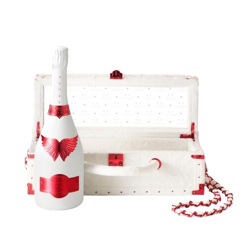 Angel Rose Brut Limited Edition White Holiday Edition RED FUR TYPE エンジェル ブリュット ロゼ ホリデー リミテッド エディション レッド ファータイプ 辛口 Champagne France シャンパーニュ フランス 750ml 12.5% finewineatr-10000864 ファインワイン サンプル画像2