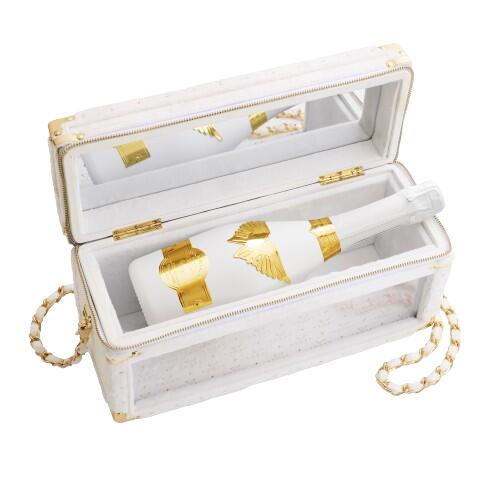 Angel Rose Brut Limited Edition White Holiday Edition FUR ZIPPER TYPE エンジェル ブリュット ロゼ ホリデー リミテッド エディション ファージップ タイプ 辛口 Champagne France シャンパーニュ フランス 750ml 12.5% finewineatr-10000868 ファインワイン サンプル画像3