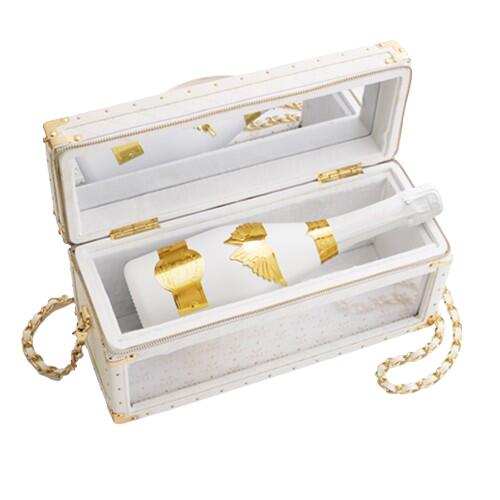 Angel Rose Brut Limited Edition White Holiday Edition LEATHER ZIPPER TYPE エンジェル ブリュット ロゼ ホリデー リミテッド エディション レザージップ タイプ 辛口 Champagne France シャンパーニュ フランス 750ml 12.5% finewineatr-10000869 ファインワイン サンプル画像3