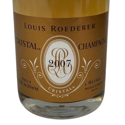 2007 Louis Roederer Cristal Brut Millesime ルイ ロデレール クリスタル ブリュット ミレジメ Champagne France シャンパーニュ フランス 750ml 12%　ギフトボックス付 finewineatr-10000401 ファインワイン サンプル画像3