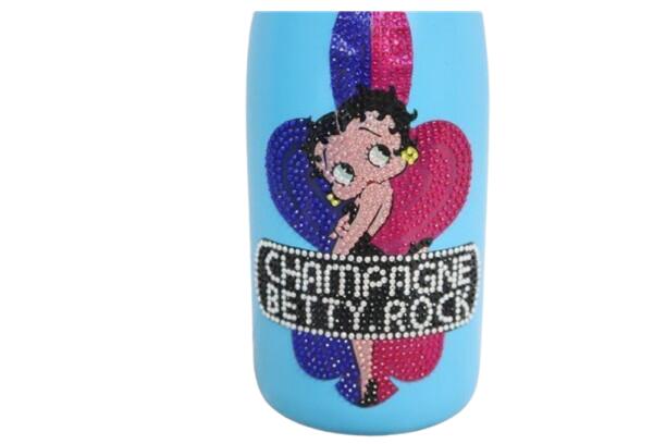D.Rock BETTY BOOP Diamond Rock BETTY.ROCK BLUE Demi Sec ダイヤモンド ロック D.ロック ベティー ロック ブルー D ロック ドゥミセック Champagne France シャンパーニュ フランス 750ml 12%　ギフトボックス付 finewineatr-10000884 ファインワイン サンプル画像2