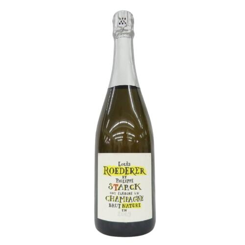 2009 Louis Roederer Brut Nature Millesime Philippe Starck ルイ ロデレール ブリュット ナチュール フィリップ スタルク ミレジメ Champagne France シャンパーニュ フランス 750ml 12%