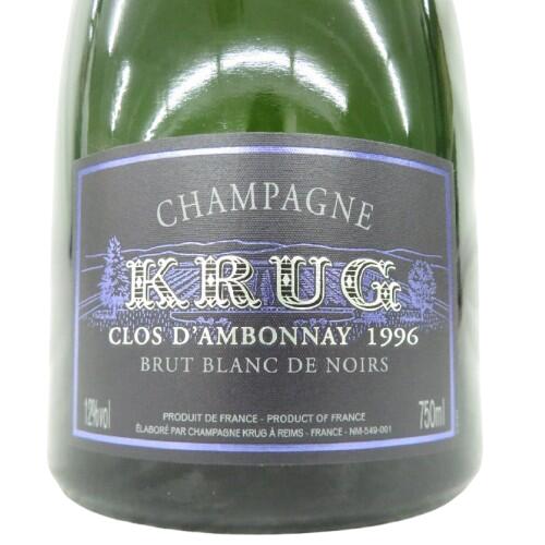 1996 Krug Clos d'Ambonnay Blanc de Noirs Brut Millesime �����å� ���� ����ܥ� �֥�� �� �Υ�� �֥��å� �ߥ쥸�� ������ơ��� Champagne France �����ѡ��˥� �ե�� 750ml 12% ���ե� ��ǰ�� ���󥹥��� ��� ����Х��� �ۥ��� �ˤ� ���ꥹ�ޥ� ������