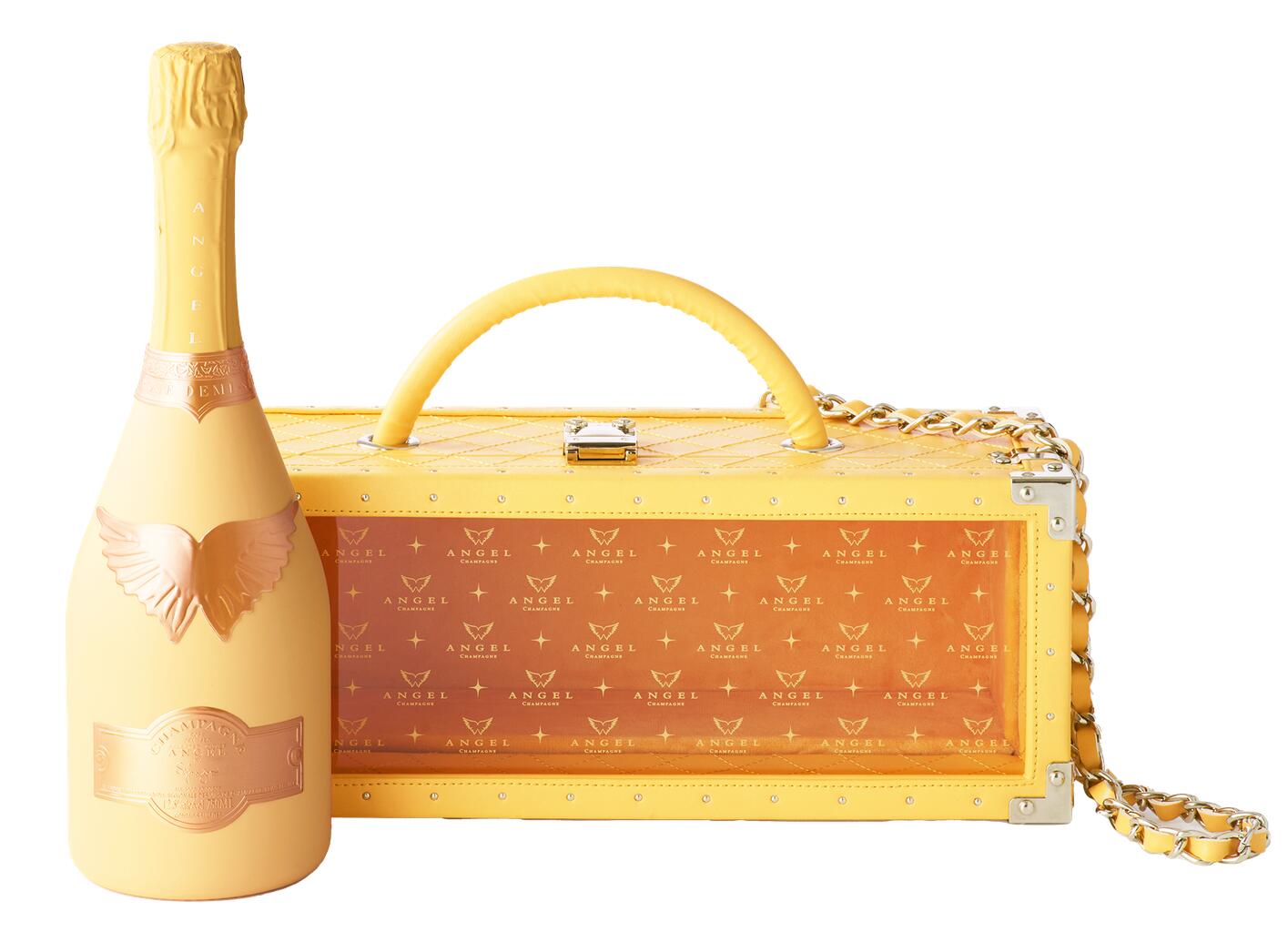 Angel Demi Sec ROSE Limited Edition HALLOWEEN ORANGE LEATHER TYPE エンジェル ドゥミセック ロゼ ハロウィーン オレンジ リミテッド エディション レザータイプ やや甘口 Champagne France シャンパーニュ フランス 750ml 12.5% ギフトボックス付 記念 インスタ映 高級 finewineatr-10000975 ファインワイン サンプル画像2
