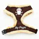 yHIP DOGGIEzAEgbg Brown Fur Skull Harness XXS-M  n[lX  ^ q ^ hN  6BRFSK