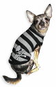 アウトレット HD Grey Striped Skull XS-M 犬 服 小型 子犬 中型 おしゃれ かわいい 春 夏 ドクロ ストライプ タンクトップ 1SSK0