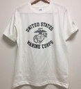 【2枚で送料無料】Tシャツ【アメリカ海兵隊 UNITED STATES MARINE CORPS マリーンコーズ】 ビンテージタイプ【RadRocArt】/半袖 メンズ レディース 男女兼用 古着レプリカ ロゴ錨Tシャツ【5.6oz.】【ガールズGS-GL】【メンズS-XXL】NEW