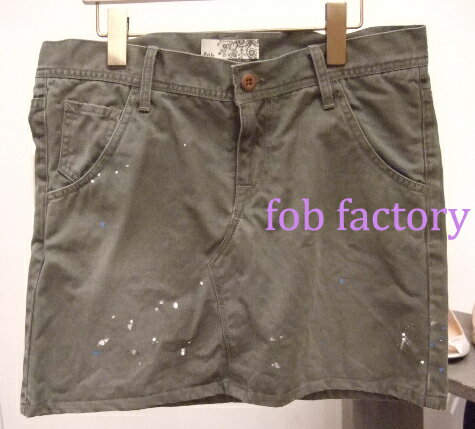 Rakuten - F.O.B FACTORY(エフオービー)ペイントワークスカート【即納】【在庫処分品】!!