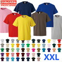 XXL【カラー2】5.6ozハイクオリティーTシャツ UNITED ATHLE ユナイテッドアスレ 無地半袖Tシャツ 5001-01 メンズ ユニセックス 男女兼用 コットン ビッグサイズ 大きい 大きめ UnitedAthle【0925】