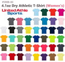 楽天FINKSWM-WL ウィメンズ【カラー1】ドライ アスレチック Tシャツ 4.1オンス United Athle Sports ユナイテッドアスレ 5900-03 無地 薄手 レディース 女性 吸水 速乾性 紫外線遮蔽　スポーツ メッシュ UnitedAthle【0925】