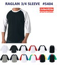 【S】5.0ozラグラン3/4スリーブTシャツ(【UNITED ATHLE(ユナイテッドアスレ)】【5404】7分袖ベースボールティーシャツ(無地・レディースメ...