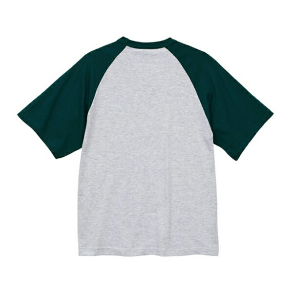 ラグラン Tシャツ 5.6oz UNITED ATHLE ユナイテッドアスレ 無地 ツートーン 半袖 メンズ 男女兼用 カジュアル アメカジ シンプル 5041-01 2025SS