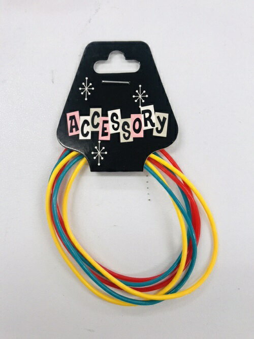 1.5mm ラバーブレスレット ラスタ6Pセット