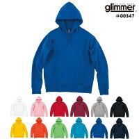 【SS-3L】10.0ozドライ裏フリースパーカー/裏起毛/glimmer(グリマー)【00347-AFH】無地・プルオーバー・フード・メンズ・男女兼用・ドライ・速乾・大きめ・ビッグサイズ