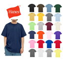 HANES（ヘインズ） 6.1oz. ビーフィーTシャツ/半袖・メンズ・ジュニア・レディース/キッズ　YS・YM・YL・S・M・L・XL（HANE-T5180　T5380）(0419）