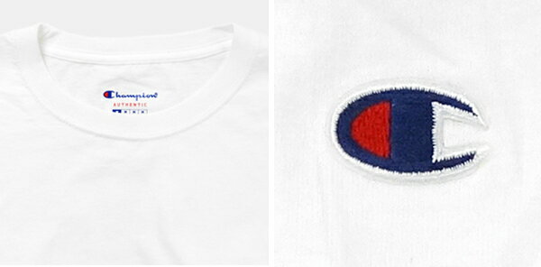 Champion（チャンピオン）Tシャツ【6oz　ヘビーウェイト】（袖にロゴマーク入り　...
