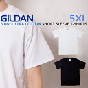 5XL GILDAN(ギルダン)6.0oz 無地 Tシャツ【アダルトサイズ】ビッグサイズ 大きいサイズ ウルトラコットン ティーシャツ 綿 無地 半袖 メンズ（gildan-T2000 GL2000）0502