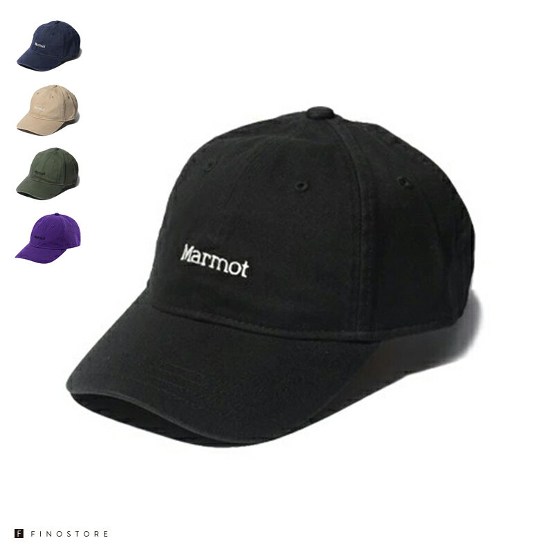 マーモット ベースボールキャップ （Marmot BASIC BASEBALL CAP）TOASJC34 ユニセックス 帽子 キャップ プレゼント おしゃれ TOASJC34 ブラック カーキ ベージュ