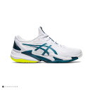 アシックス テニスシューズ コート FF オールコート用（ASICS COURT FF 3）1041A370 メンズ 101(WHITE/GRIS BLUE)ホワイト/グリブルー