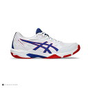 アシックス バレーボールシューズ ゲルロケット 11(ASICS GEL-ROCKET 11)1073A065 105 ユニセックス WHITE/ASICS BLUE インドアスポーツ