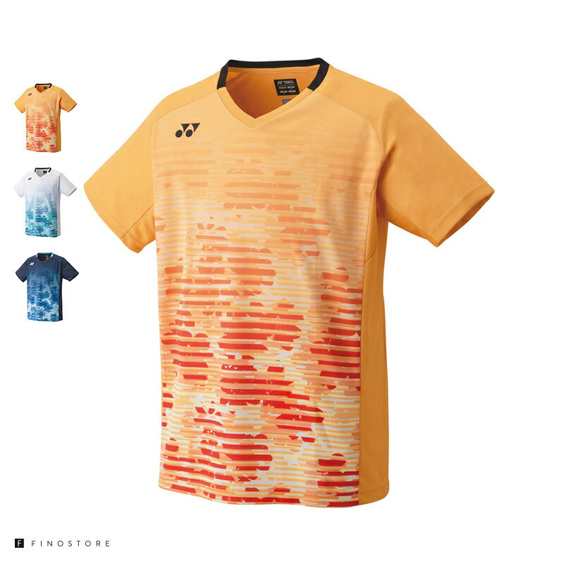 ヨネックス テニス バドミントン ウェア メンズゲームシャツ/フィットスタイル（YONEX GAME SHIRTS/FIT STYLE）10505 メンズ 352(SF)サフラン/011(W)ホワイト/019(NB)ネイビーブルー テニス バドミントン 用品 半袖 Tシャツ トップス