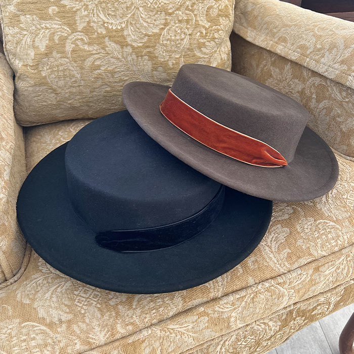 an another angelus ロング ベロア リボン キャノチェ / アンアナザーアンジェラス [55BB01a001]