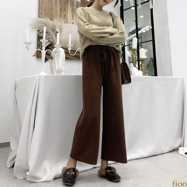 SALE【セール】【即日配送】マキシ丈ワイドパンツ レディース ロング丈 大きいサイ...