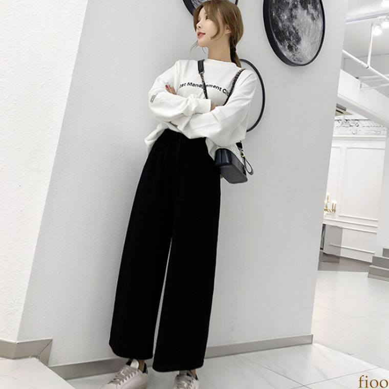 SALE【セール】【即日配送】マキシ丈ワイドパンツ レディース ロング丈 大きいサイ...