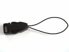 携帯ストラップ用金具　樹脂(プラスチック)アジャスタータイプ　クロ　8mm