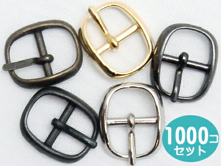 日本製 1000個セット バックル美錠ゴールド10mm H18000