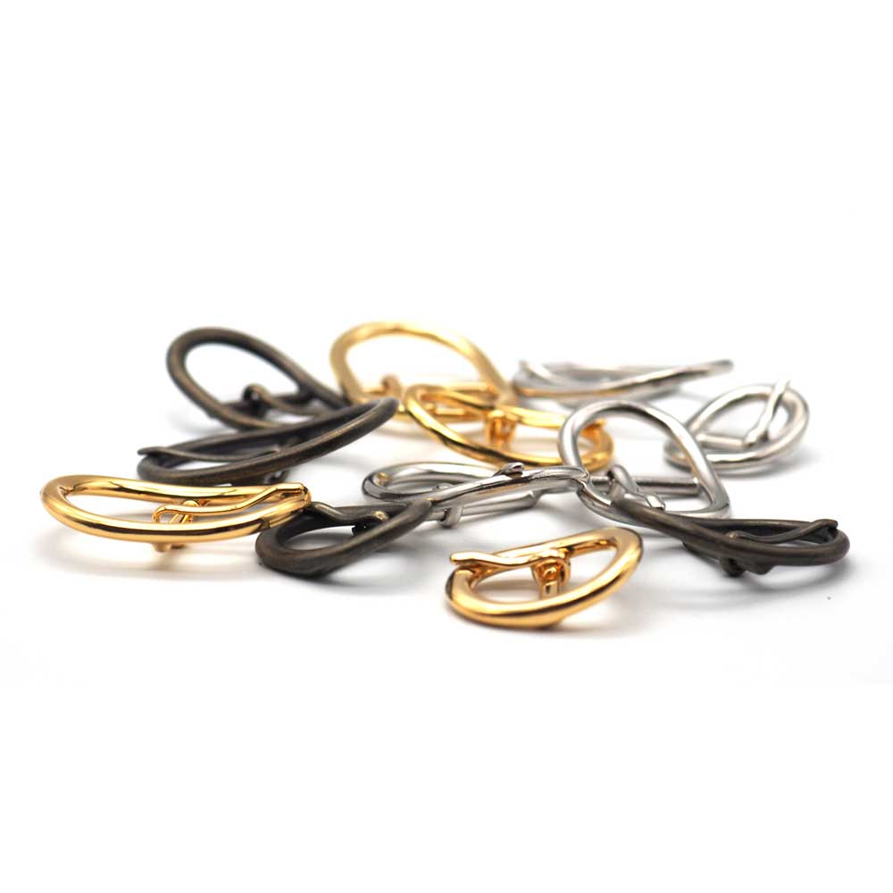 日本製 バックル美錠　マルセンナカイチ美錠 18mm　シルバー　MBS 3