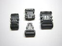 首輪パーツ NIFCO ニフコテープアジャスターバックル15mm クロ HB15