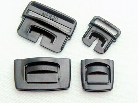 100個セット NIFCO ニフコ フロントリリースバックル 10mm クロ MFR10