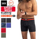 楽天フィオーレスポーツSAXX サックス ボクサーパンツ　SPORT MESH BOXER BRIEF FLY　SXBB12F 前開き スポーツメッシュ メンズ ボクサーブリーフ スポーツ インナー ショーツ 下着 股擦れ 勝負下着 吸湿発散 吸汗速乾 防臭 蒸れない