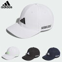 アディダス アディダス サイドロゴ キャップ IHS23 ツアースタイル　ゴルフキャップ 帽子 調節可能 吸湿 adidas