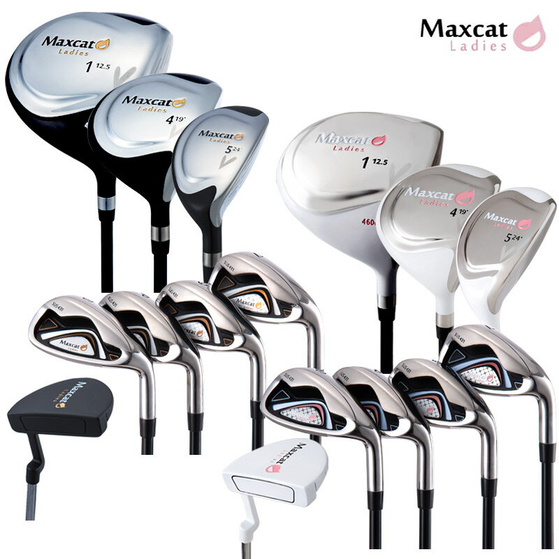 楽天フィオーレスポーツゴルフ レディスセット フレックスL 女性用 8本セット マックスキャット MAXCAT 初心者セット